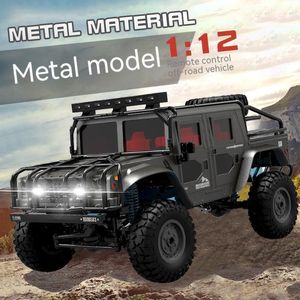 ElectricRC Car RC BG1535 Controle Remoto Offroad Highspeed 1 12 Full Scale 24g Tração nas Quatro Rodas Escalada Alloy Bottom Model 230807