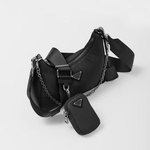 Классический стиль универсальный три в одной сумке с поперечным кузовом, мульти -похеттные аксессуары дизайнерские композитные сумки цепные плечи с ключом