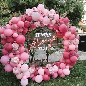 Balões de látex rosa de 5 a 36 polegadas arco de casamento decoração de festa de aniversário proposta dia dos namorados decoração de natal balão atacado hkd230808