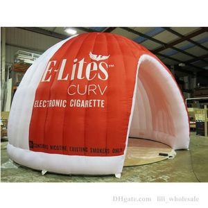 Оптовая 5 -метровая небольшая надувная купольная палатка Igloo Circus Marquee с печати для рекламного роста от
