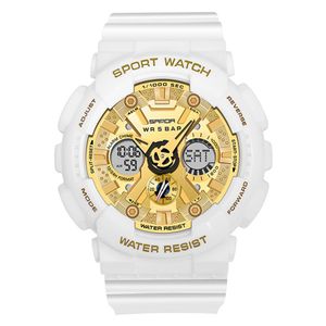 CWP Montre Homme Multicolor Design Sport Watches Men's Watches Dual Display Digital Quartz Na rękę na rękę Casual Military Watch Men Water243e