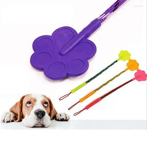 Abbigliamento per cani Forniture per animali domestici Nylon Training Toys Tool Stick Pat Silicon per Whip Cat 43cm di lunghezza