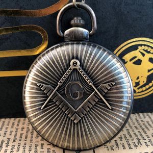 Kieszonkowe zegar zegar wisiorka na kwarc wojskowy British Masonic Necklace Wison's Clock dla dziadka