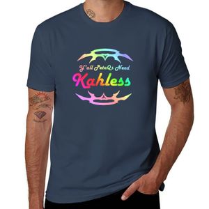 Camisetas masculinas Kahless Inspirational Rainbow TShirt camisetas engraçadas roupas em branco 230807