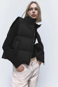 Women's Vests 2023 Fashion Coat Street Urban Casual Cotton Vest Winter Warm