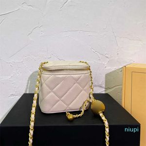 Kosmetiktasche Designer Umhängetasche Geldbörse Kleine Klappe Damenmode Umhängetaschen mit Münzkette Leder Designer Handtaschen Geldbörse