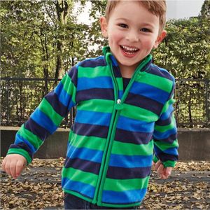 Hoodies Sweatshirts Spring Autumn Children Barn Boy Girl Baby Boys Stripe Fleece Jackets and Coats Girls Sweatshirt 230807