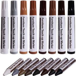 Painting Pens Haile Furniture Repair Pen Touch Up Markers Filler Sticks Wood Scratches Restore Kit Patch Paint pen Composite 230807