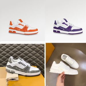 Hochwertige Designer-Freizeitschuhe der Marke Luxurys für Herren, natürliche Orange, Gelb, Grau, Weiß, Blau, Herren-Sport-Turnschuhe