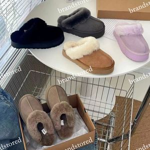 Luxury Designer Boot Women Boot Men Boot Fur On Leather Tasman Boot WGG Short Winter Snow Boots Mini Boot Ethnic Style Thick Bottom Shoes Classic Flat Warm Shoes