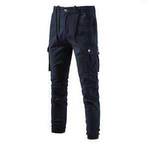 Men's Pants Trousers Tactical Outdoor Cargo With Multi Pockets Lightweight Quick Dry Casual Straight For Work Hiking