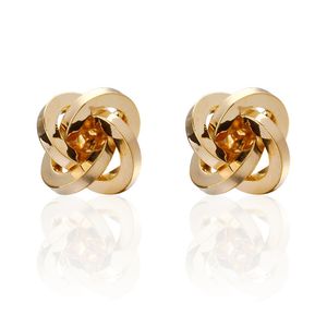 Cuff Links CMAN Jewelry golden knot Cufflinks for Mens High Quality Brand Enamel Animal Cufflink mosaic Crystal est 230807