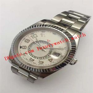 16 Style Luksusowe zegarki męskie 326934 326939 326938 326935 Bransoletka ze stali nierdzewnej 42 mm Asia 2813 Automatyczna moda mechaniczna Men297s