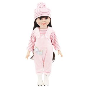 Doll Clothes 43cm Kawaii Items Fashion Doll Clothes Dress 18 Inch Dolly Accessories For American Girl DIY Dressing Game Present