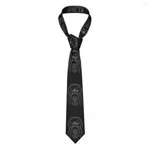 Bow Ties Odin Vikings Valhalla son till Odin.png slipsar män kvinnor silk polyester 8 cm smal nacke för tillbehör cravat gåva