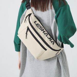 Bel çantaları gündelik büyük çanta unisex sokak hip hop fanny paketi göğüs yüksek kapasiteli naylon kemer kadın tasarımcı omuz 230807