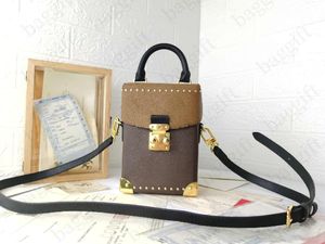 أكياس M82465 Camera Trunk Handle Handbag Designer Wallet