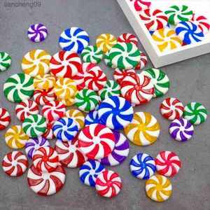 50pcs şeker Noel ağacı süslemeleri kırmızı beyaz tatlılar diy dekor nane süsleri şeker kamışı yeni yıl hediyeler navidad l230620