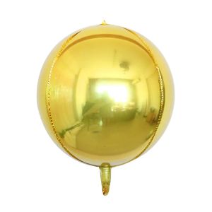 20pcs oro rosa argento 4D grande sfera rotonda a forma di palloncini foil baby shower matrimonio decorazioni per feste di compleanno palla d'aria di alta qualità