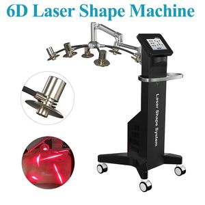 Noninvasive 6D Lipo Laser Lipolaser Body Slimming Machine Belly Fat Reduction Weight Loss Cellulite Removal Fat Melting