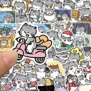 60PCS Cat Diary Graffiti Naklejki do deskorolki Laptop Laptop iPad rower motocyklowy Kasek PS4 Telefon Dzieciowe zabawki