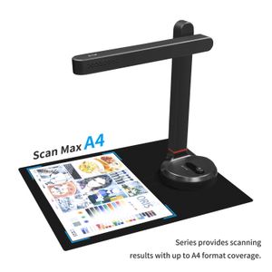 Scanners NETUM Book Scanner T101 Autofocus Document Max A4 A3 Size with Smart OCR Led Table Desk Lamp for Family Home Office 230808