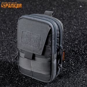 Pacotes de dia EXCELENTE ELITE SPANKER Saco de telefone de cintura tático ao ar livre Militar Molle Money EDC Sacos de ferramentas para telefones celulares 230807