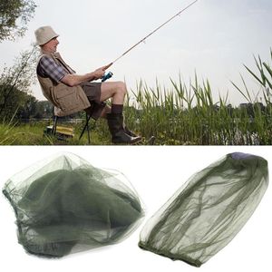 Berretti Outdoor Head Face Mask Hat Net Cover Anti-zanzara Mosquito Cap Viaggi Coperture in rete traspirante Anti Bug