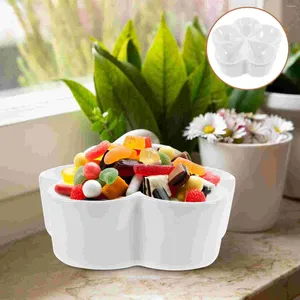 Dinnerware Sets Fruit Tray Party Appetizer Serving Flat Plate Trays Parties Dried Snack White Ceramics Platter