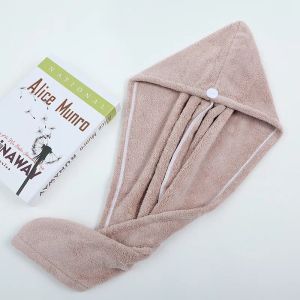 Modet torrt hår kepsar mikrofiber snabb torr dusch magi absorberande hår handduk torkning turban wrap spa badkapital havsfartyg