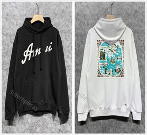 Amirs Marka Tasarımcısı Hoodie Hoodies Sweatshirt Alfabe Baskı Terry Bezi Tam Yıldızlı Kapşonlu Sweatshirt Ins Hip Hop Kanguru Cepleri Kişiselleştirilmiş 5663 9243