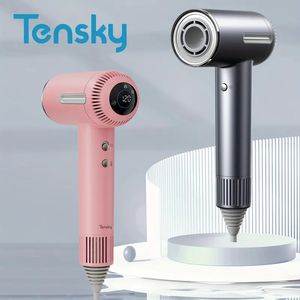 Tensky Ionic Hair Dryer: Secador profissional com bico magnético para secagem rápida Motor sem escova de 110.000 RPM!