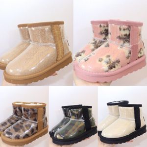 Australien Classic Mini Boots Clear Kids Uggi Shoes Girls Designer Jelly Toddler Ug Baby Barn Winter Snow Boot Kid Youth Sneaker WGGS Shoe Natural X0gh#