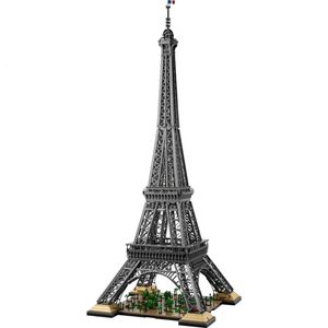 Blocks ICONS 10307 Eiffel Tower 150CM Architecture City Model Building Set Bricks Toys For Adults Children Gift 10001Pieces 230809