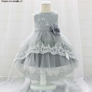 洗礼服のプリンセス1年の誕生日ドレス幼児のベビーパーティーと結婚式の服69 m