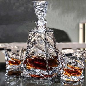 Decanter Glass Bar Sets Shaker Cocktail Whisky Bar Sets Home Cocktail Tools Carafe Champagne Karaf Kitchen Accessories WSW45XP HKD230809