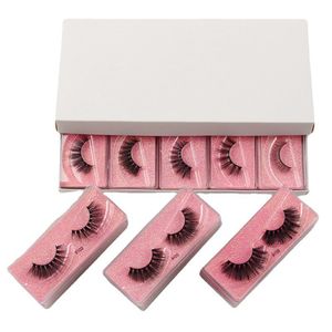 10 Stile 3D-Faux-Nerzwimpern, handgefertigte Massenwimpern, mittleres Volumen, tierversuchsfrei, falsche Wimpern, Wimpern, Augen-Make-up