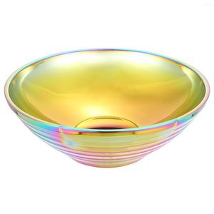 Dinnerware Sets Double Layer Ramen Soup Bowl Retro Serving Household Rice Bowls Salad Mixing Noodles Packets
