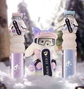 Lucidalabbra Cute Story Skiing Bunny Year Limited Care Essence Honey Overlay Glaze Oil Winter Gift 230809