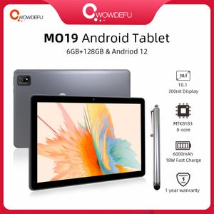 CWOWDEFU 2023 10 inch Tablet 6GB RAM 128GB tablettes Android 12 Octa-Core MTK 18W Fast Charge tablets 13MP Camera 6000mAh Type-C