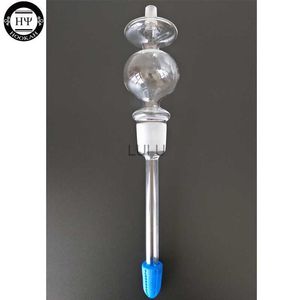 1PC Glass Down Stem for Art Art Hookah część grzyb shisha dyfuzor dopasowanie eead silikonowy nagłówek kolorowy kolor tłumiący prezent HKD230809