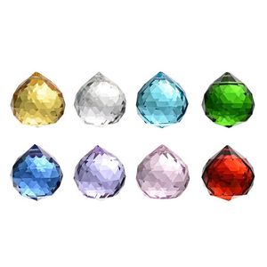 Dekoracje świąteczne Crystalsuncatcher Clear Crystal Ball Prism Suncatcher Rainbow Cendants Wiszący kryształy pryzmaty do upuszczenia DHJ1N