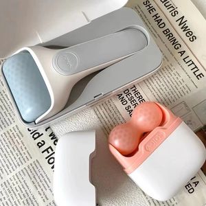 Face Massager Ice Roller Cold Rollers for and Body Massage Eyes Depuff Pain Release with Travel Case 230809