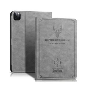 Luxury Vintage Deer Head Smart Stand Case For iPad Pro 11 2022 2021 2020 Pro 12.9 3rd 4th 5th 6th Gen Tablet Protective Cover HKD230809