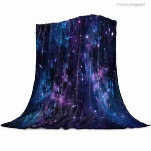 Coperte Swaddling Space Pattern Coperta da tiro in flanella Morbida e leggera Casa Camera da letto Divano Decorazione Bambini Regalo da campeggio per adulti Galaxy Star Outdoor Z230809