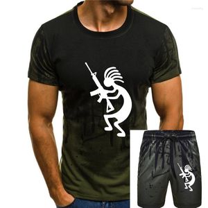 Herrspårar AR15 AR-15 Kokopelli T-shirt Tee Shirt S M L XL 2XL 3XL bomullsvapenrättigheter