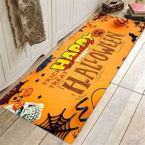 Dynia dekoracyjne maty podłogowe w kuchni Halloween Welcome portier do domu horror horror wewnętrzny bez poślizgu dywaniki łazienkowe HKD230809