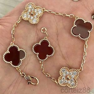 Pulseira Clovers Luxo Clover Designer Pérola 4 Folhas Ouro 18k Laser Marca Bracelete Charme Pulseiras Colar Brincos Casamento 17vy87dv2lwml