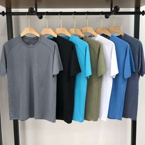 Metal Vent Tech Men's Sports Short-Sleeved T-shirt Lul Men's Casual 7-Color Breattable Round Neck Quick Torking Sports T-shirts