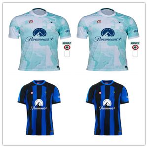 Fan Edition Football Jersey LAUTARO Final 2023 2024 BASTONI Calhanoglu milans BISSECK DIMARCO THURAM ASLLANI Barella inter 22 23 24 Football Men's Soccer Jersey